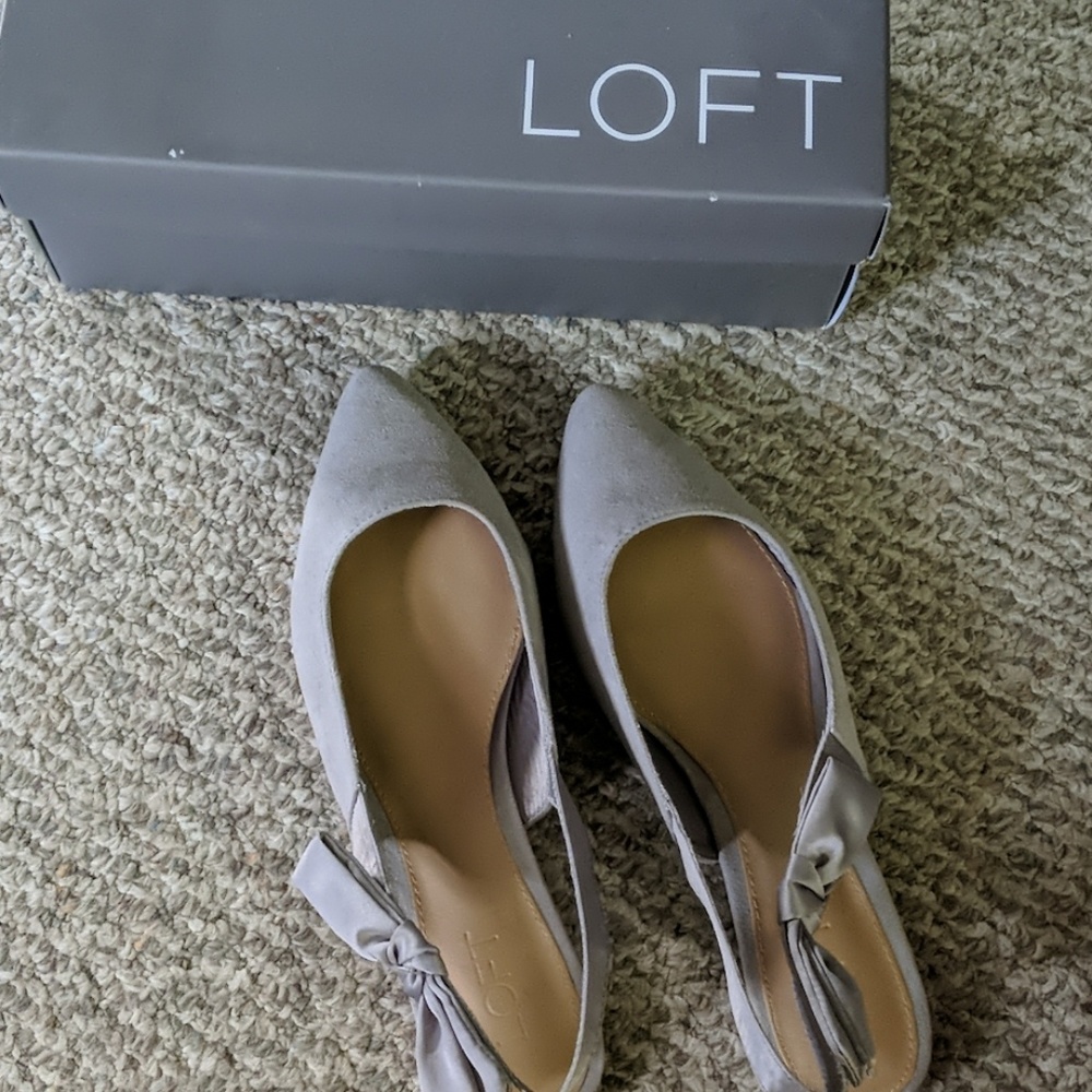 Loft Size 10 sling back flats